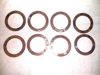 Oldsmobile 1934-1947 NOS eje trasero piñón cojinete cuñas .018" GM 499530, 8 piezas Foto 1 de 2