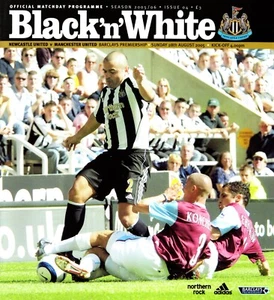 Newcastle United - Manchester United 2005-2006 Premier League Programm 28.8.05 - Bild 1 von 1