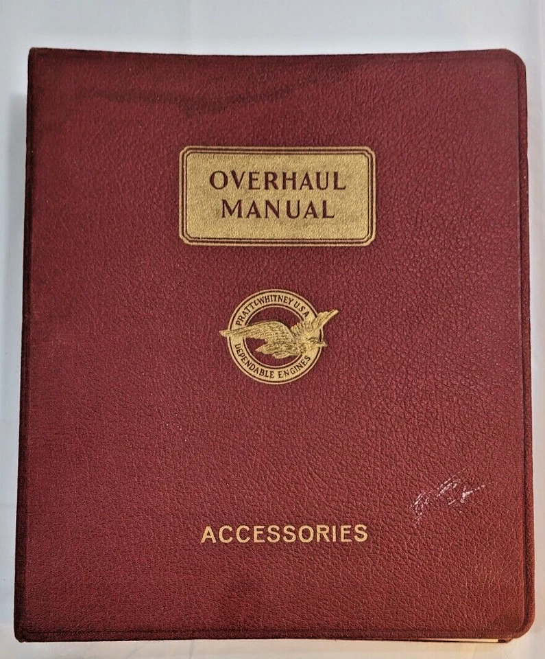 Pratt & Whitney Twin Wasp C3 C4 Motores Revisión Manual Accesorios 1944 1ª Edición Foto 1 de 4
