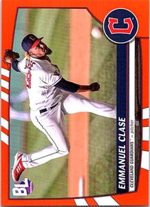 2023 Topps Big League béisbol naranja #144 Emmanuel Clase Guardians - Imagen 1 de 2