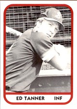 1981 Batavia Trojans TCMA #16 Ed Tanner West Columbia South Carolina SC Card