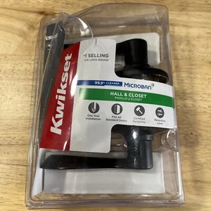 Kwikset Balboa Door Lever Veneitan Bronze  Hall/Closet Microban  - Picture 1 of 4