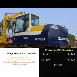 For Komatsu PC60/120/PC200/220/300-5 Excavator label sticker full body stickers - Picture 1 of 11