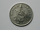 MOTHER GOOSE Aluminum 1.00 Play Money Token - witch in hat - big 35 mm coin size