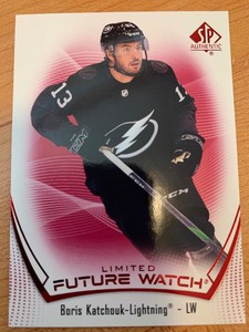 UD SP AUTHENTIC 2021-22 BORIS KATCHOUK FUTURE WATCH HOCKEY CARD #154