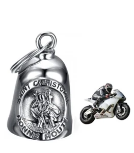 Glocke Glocke Amulett Glücksbringer Guardian Bike Saint Christopre - Bild 1 von 4