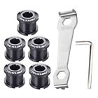 Reliable Bike Chainset Chainring Bolts 5PCS Pack with Convenient Wrench