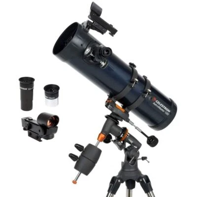 Celestron Astromaster 130EQ AstroTelescope  31045-CGL - Image 1 of 4