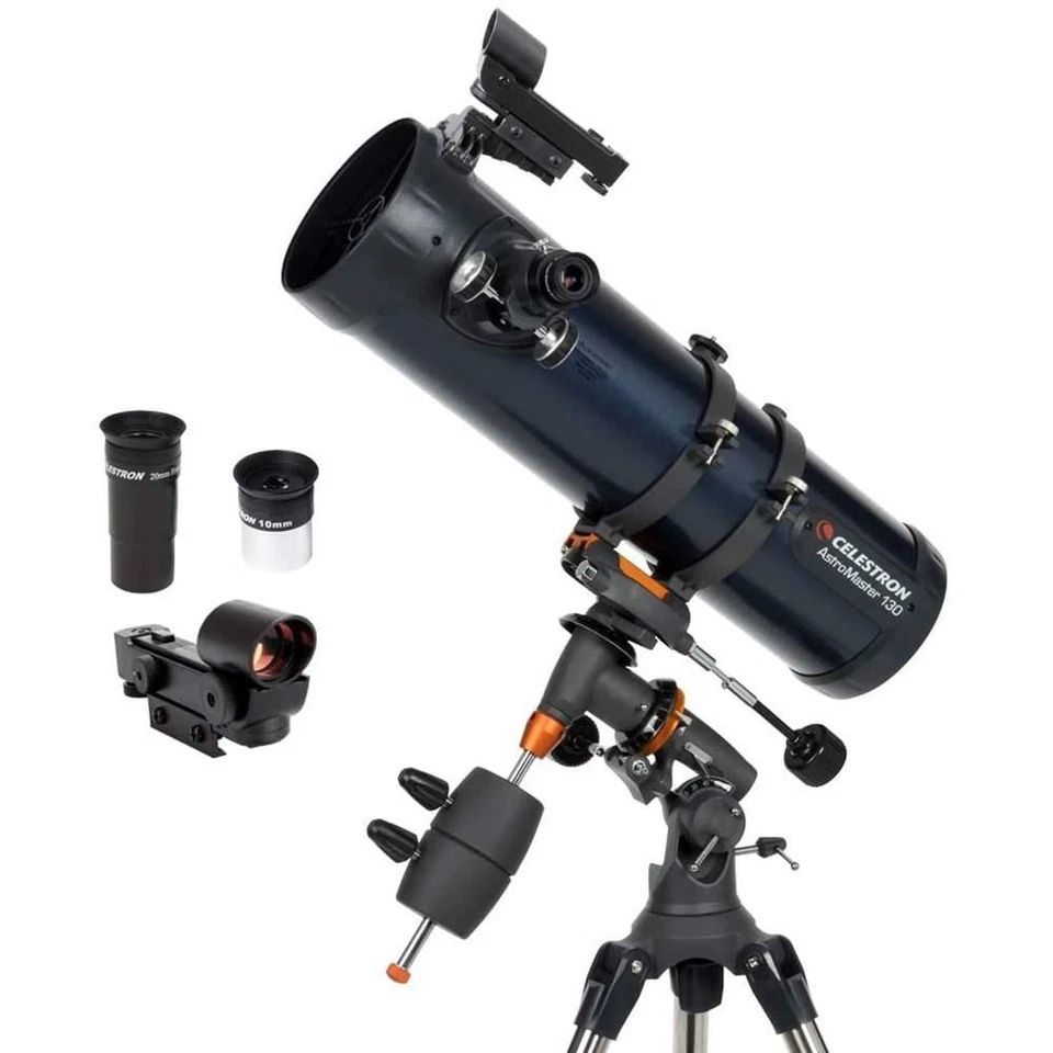 Celestron Astromaster 130EQ AstroTelescope  31045-CGL - Image 1 of 4