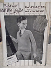 vintage KNITTING PATTERNS FOR MEN 1930s good copies with minor wear b&w illust.