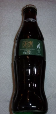 Botella de coca cola Atlanta 1996 relé antorcha 8 oz. Foto 1 de 3