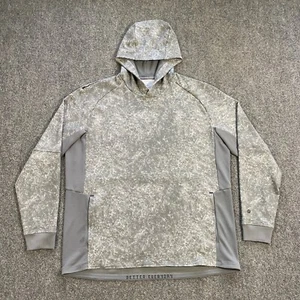 Felpa con cappuccio tecnica testurizzata Lululemon adulto XXL grigio bianco tie dye allenamento attivo - Foto 1 di 23