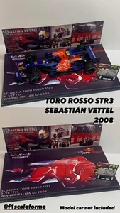 [FONDO F1 SALVAT] /2008 / SEBASTIAN VETTEL  [TORO ROSSO STR3] / 1:43 - Picture 1 of 2