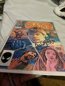 Stars Wars 1987 Comic Mint And Sighned By Mark Hamill Who Played Luke. Perfect 