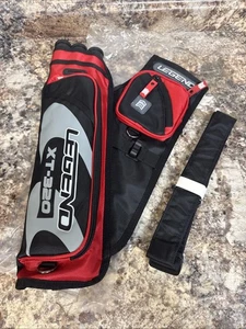 Legend XT320 Bogenschießen Linkshand Hüftköcher verstellbarer Hüftgürtel rot - Bild 1 von 10