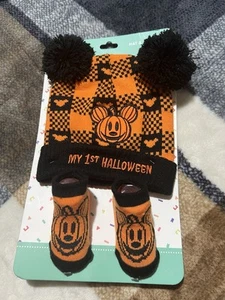Mi 1er Halloween Disney Bebé Sombrero y Botín Set Halloween ¡ENVÍO GRATUITO! - Imagen 1 de 7