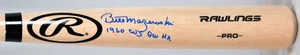 Bill Mazeroski Autographed Blonde Rawlings Pro Baseball Bat w/60 WS GW HR- JSA W - Picture 1 of 7
