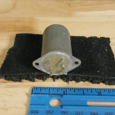 1950's UTC No. F-62 Ouncer Mini Audio Input Transformer TF 1A-11 6770395 US NAVY - Image 1 of 4