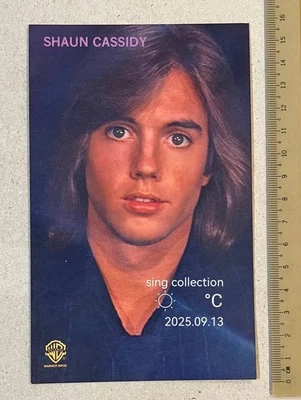 80's Singapore official Wea Record postcard American actor singer Shaun Cassidy - Image 1 of 2