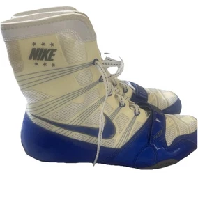 Raro Nike HyperKO 1 Zapatos de Boxeo Azul y Blanco Original Talla 11 634923-104 - Imagen 1 de 9