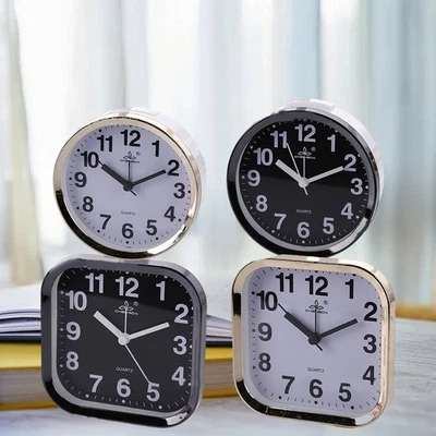 High Quality Square Alarm Clock for Students with Creative Circular Design - Image 1 of 4