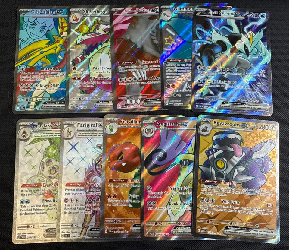 10x Full Art Pokémon EX Lot – NM – Mixed Types & Sets – Great Value - Image 1 of 1