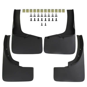 Splash Guards Mud Flaps Set of 4 Black for Ford Ranger 2019 2020- 2023 - Picture 1 of 7
