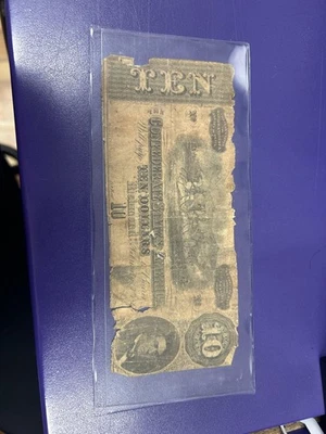 Collectible Bill From 1961-1965 Federal State of América From Civil War Era - Image 1 of 2