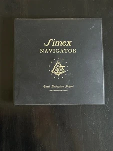 Simex Navigator Wheel Coastal Navigation School Santa Barbara 1969 with Case - Picture 1 of 6