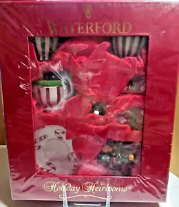 Waterford Holiday Heirlooms 7 Pc. Mini Tea for 2 Set Christmas Candy Cane in Box - Picture 1 of 6