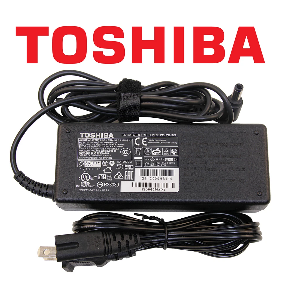 Original OEM Toshiba 45W AC Charger Adapter For Mini Notebook NB205-305 series - Image 1 of 1