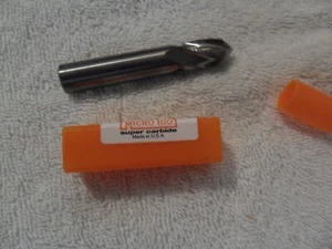 1/2" SOLID CARBIDE 4 FLUTE DRILL MILL BY MICRO 100  DM-500-490 - Picture 1 of 4