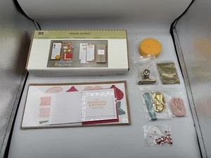 STAMPIN UP PERPETUAL BIRTHDAY CALENDAR SIMPLY CREATED KIT COMPLETE - Picture 1 of 11