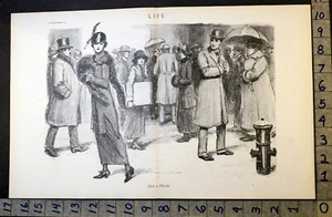 1919 LOVE ROMANCE FLIRT FIRST SIGHT CHARLES DANA GIBSON ARTIST PRINT FC3247 - Picture 1 of 1