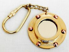 Nautical Marine Key Chain Brass Porthole Mirror Key Chain New gift