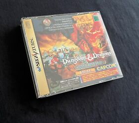 Dungeons & Dragons Collection - Sega Saturn Japan Complete CIB Tested US Seller