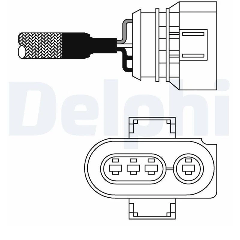 Delphi ES10987-12B1 Sonda Lambda Para VW Passat 3B2 Audi A4 8D2 - Imagen 1 de 1