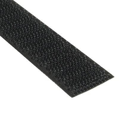 Klettband selbstklebend 30 mm x 3 m Hakenband schwarz - Bild 1 von 2