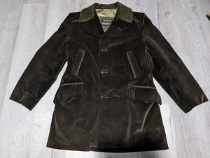 Vintage Sears The Country Coat Corduroy Plaid Wool Lined Mens 38 Reg Chore Barn - Picture 1 of 10