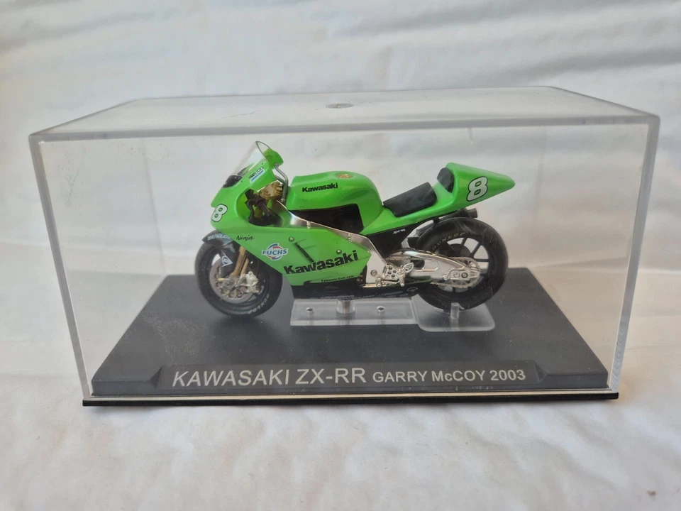 IXO 1/24 CLASSIC KAWASAKI ZX-RR GARRY MCCOY 2003 MOTO GP BIKE MOTORCYCLE - Image 1 of 3