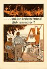 German homeland remained intact XL 1918 art print by Wil Howard WW 1