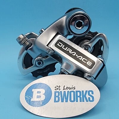 Câmbio traseiro Shimano Dura Ace RD-7402 8 velocidades duplo 7400 SIS vintage c12 - Imagem 1 de 4