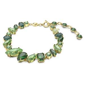 Gema bracelet Mixed cuts, Green, Gold-tone plated 5652822 - Picture 1 of 7