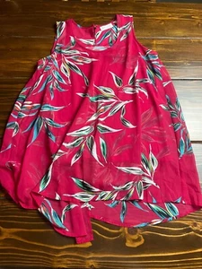 Flutter & Kick Shirt, Women's Size Small, Pink Floral, Maternity, Split Back - Picture 1 of 8