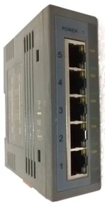 ICP DAS NS-205 Unmanaged 5-port Industrial 10/100 Mbps Ethernet Switch - Picture 1 of 5