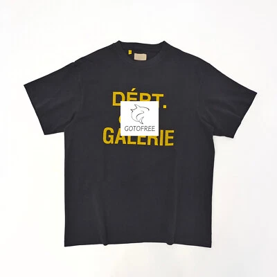 GOTOFREE NUEVA CAMISETA NEGRA ALGODÓN PLAYA LETRA MANGA CORTA TOP CAMISETA HOMBRE MUJER Foto 1 de 4