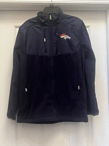 NFL Youth Denver Broncos Tactical Polar Fleece Full Zip Jacket Large 14 16 - Picture 1 of 6