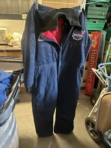 Original NASA Space Shuttle Program Quilted Overalls N.F..A.C Wind Tunnels - Foto 1 di 14