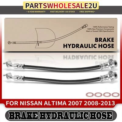 Manguera hidráulica de freno lateral izquierdo y derecho trasera 2 piezas para Nissan Altima 2007-2013 Foto 1 de 4