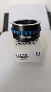 Novoflex NEX/NIK lens adaptor Nikkor F lenses to Sony NEX - Picture 1 of 1
